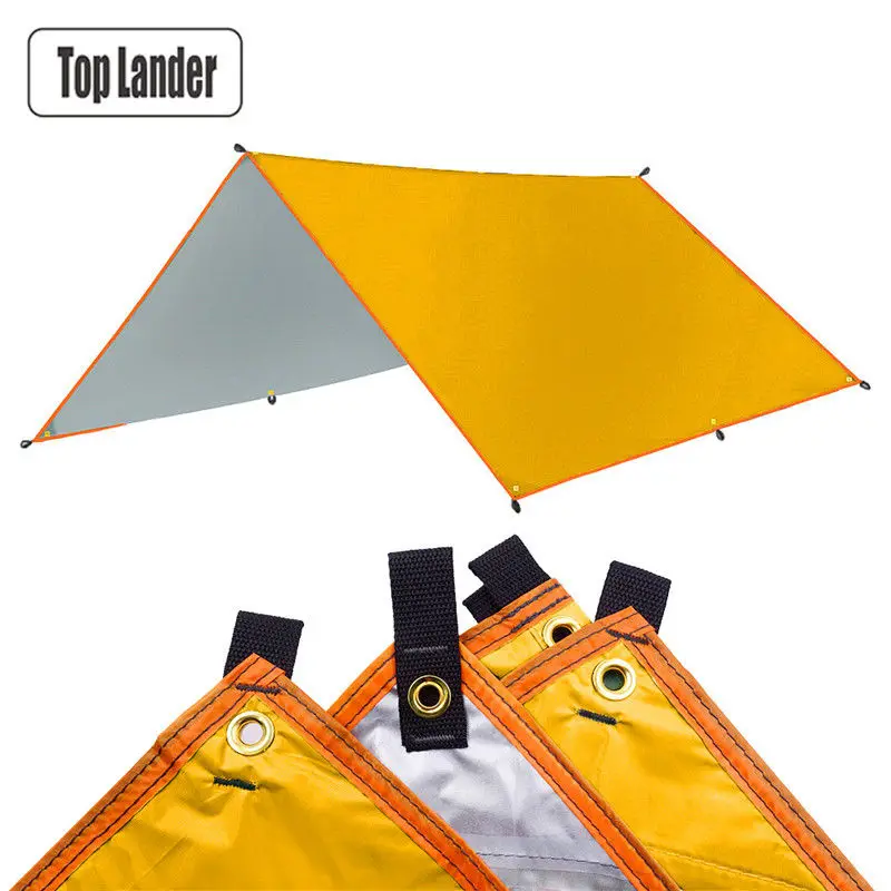 3x5m 3x4m Sun Shelter Tent Tarp for Beach Waterproof Shade Outdoor Camping Hammock Rain Fly Pool Tarpaulin Garden Awning Canopy