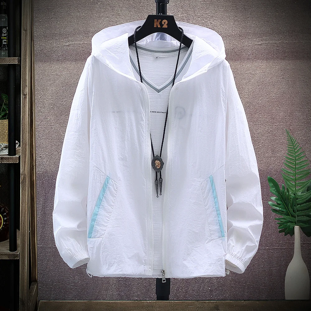 Ximandi Mens Casual Windbreaker Sunproof Sportswear Jacket Lightweight Bomber Sweatshirt