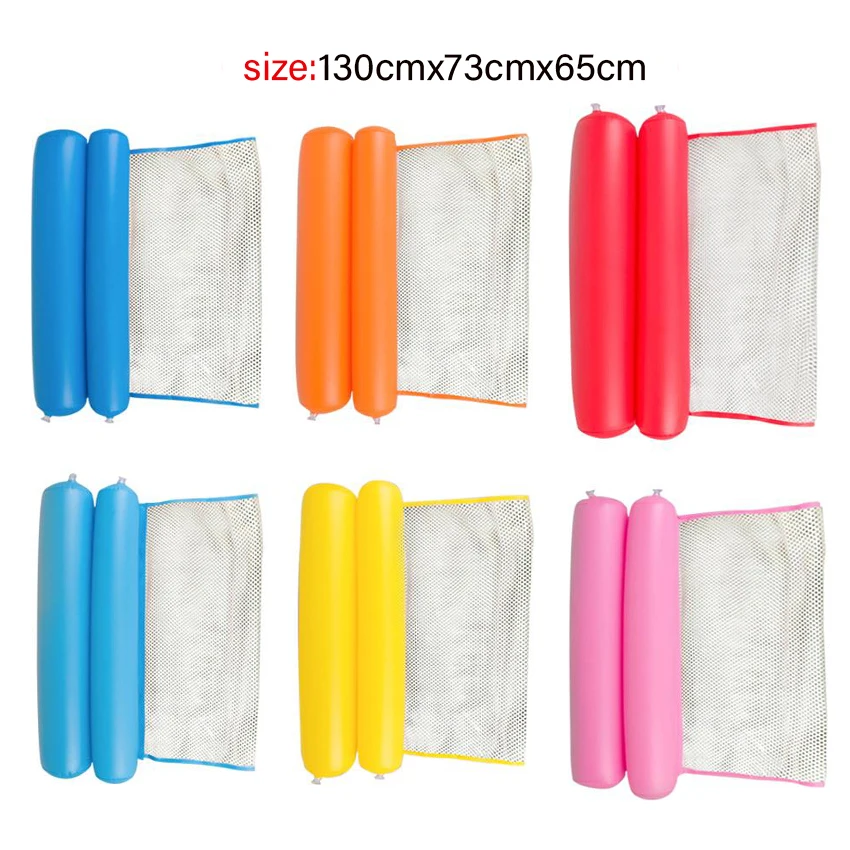 

Bed Chair Swimming Pool Beach Water Hammock In Air Mattress Lounger Floating Sleeping Cushion Foldable Inflatable Air Mattress