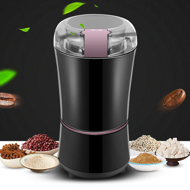 Новая кухонная электрическая кофемолка 400 Вт мини соль перец Точильщик мощный специй орехи семена кофейных зерен шлифовальная машина электронная