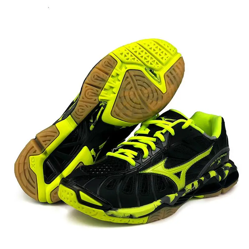Оригинальная обувь для волейбола Mizuno с молнией; Мужская и женская спортивная обувь на подушке; дышащие Нескользящие кроссовки для дома; Tenis Voleibol - Цвет: V1GA161293