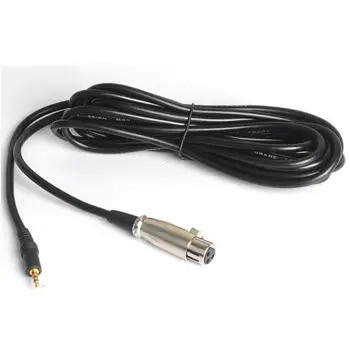 

2.5m XLR Female to 3.5mm Jack Cable AUX Connection Cable for Microphone Speaker 95AF