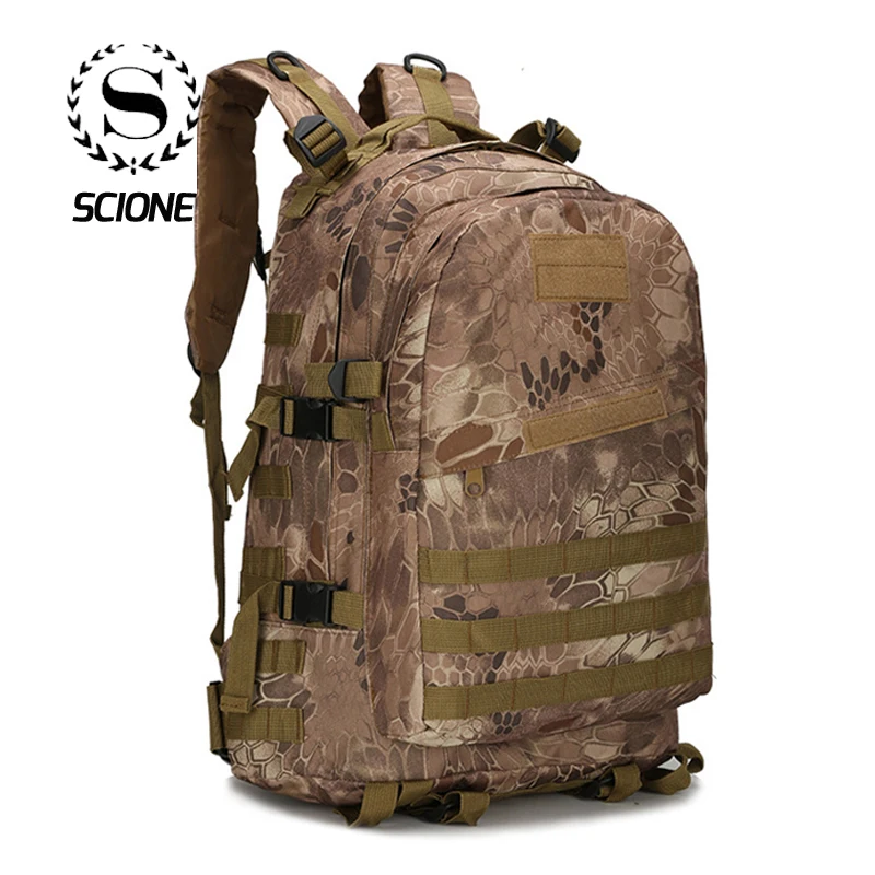 Kaufen 1000D Nylon 40L Rucksack Für Männer Frauen Camouflage Armee Taschen Mochila Militar Taschen Lässig Reise Wasserdichte Taschen