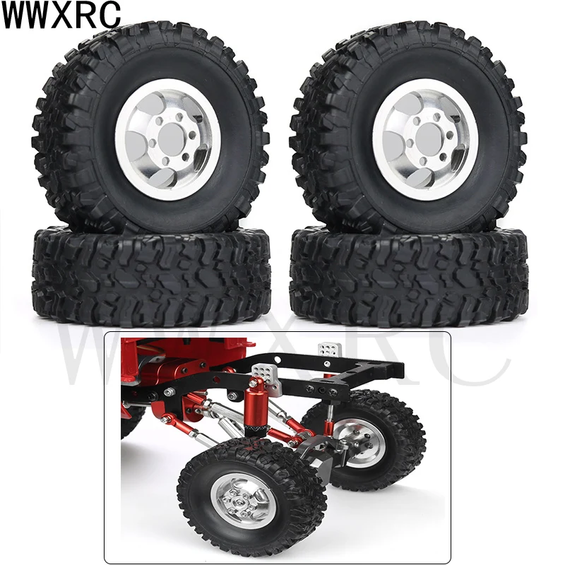 Модернизированный металлическое колесо WPL FJ40 C14 C24 B14 B24 B16 B36 RC автомобиль 1/16 4WD 2 4G