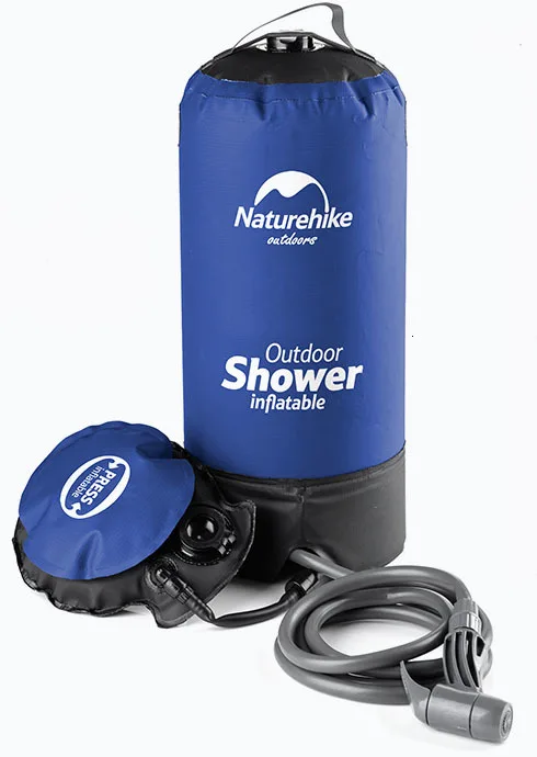 Blue NatureHike цена зазора Большая скидка 11L открытый портативный надувной кемпинг Душ давление душ воды сумка для купания - Цвет: Blue