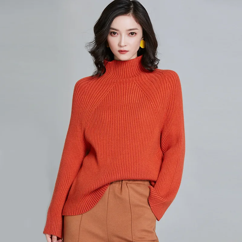 Women's Sweater 2019 Autumn and Winter Women's New Women's Loose Turtleneck Sweater Women Sweater Turtleneck Women's Sweater 2019 Autumn and Winter Women's New Women's Loose Turtleneck Sweater Women Sweater Turtleneck