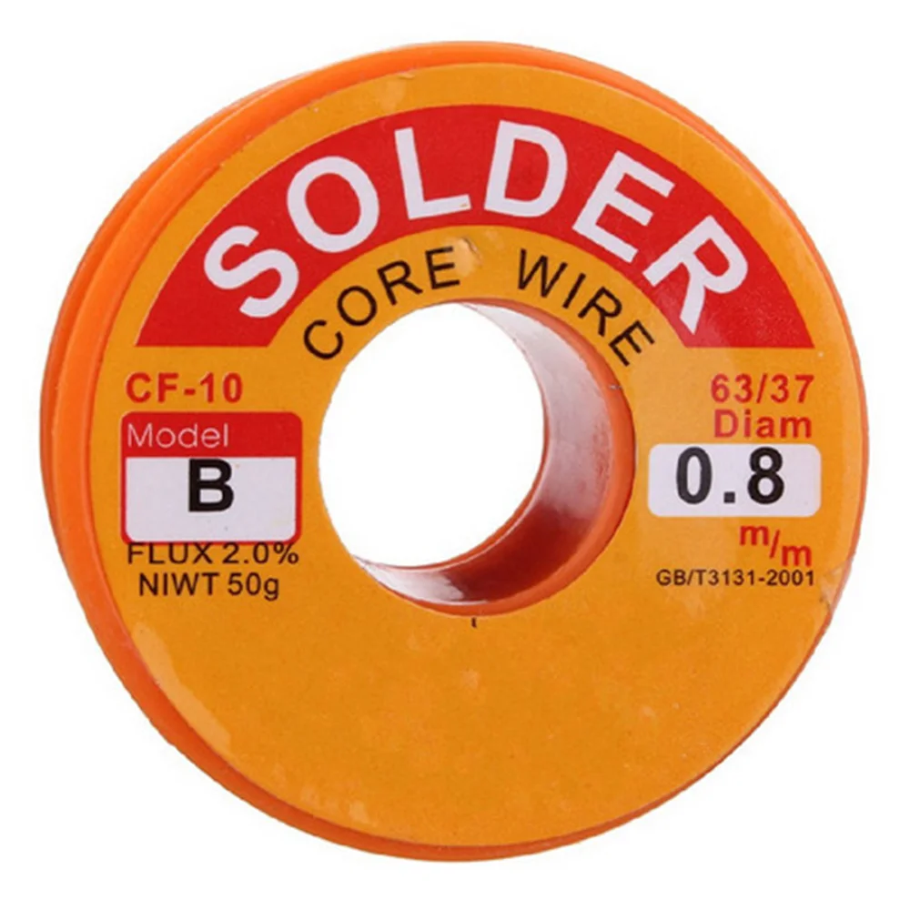 Lead solder wire 0.5/0.6/0.8/1.0MM B type Rosin Core solder wire lead tin wire NEW