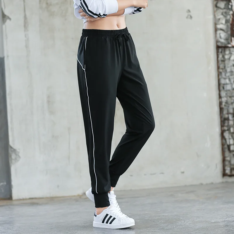 

Autumn And Winter New Style Fitness Pants Women's Loose-Fit Thin Large Size Quick-Dry Outdoor Marathon Sports Running Trousers S