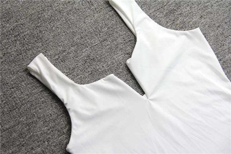 Deep V Neck Sleeveless Sexy Bodysuit Women Summer Romper White Black Backless Bodysuit Body Top sleeveless open back