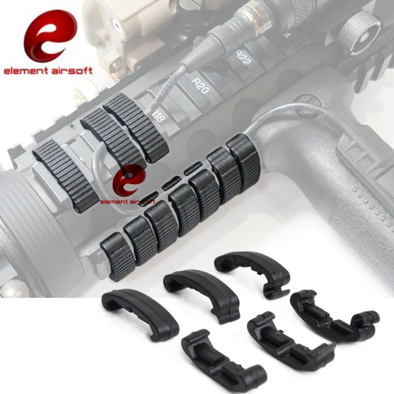 Element Airsoft тактический IndexClips рельсовая накладка зажимы черный Пикатинни Охота Softair