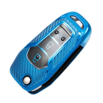 

Soft TPU Car Key Chain Covers Case Accessories Cap Holder for Ford Fusion Fiesta Escort Mondeo Everest Ranger