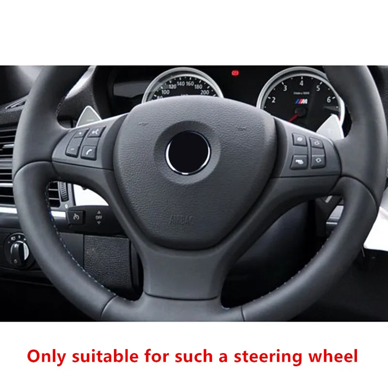 

Carbon Fiber Cover For BMW X5 E70 2008-2013 Adhesive Tape Steering Wheel Button Frame Trim Universal Brand New Parts