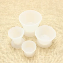 4 шт./компл. Стоматологическая лаборатория силиконовая смесь чашка самозатвердевающие чашки Стоматологические Инструменты Стоматологические медицинские инструменты резиновая чаша для смешивания