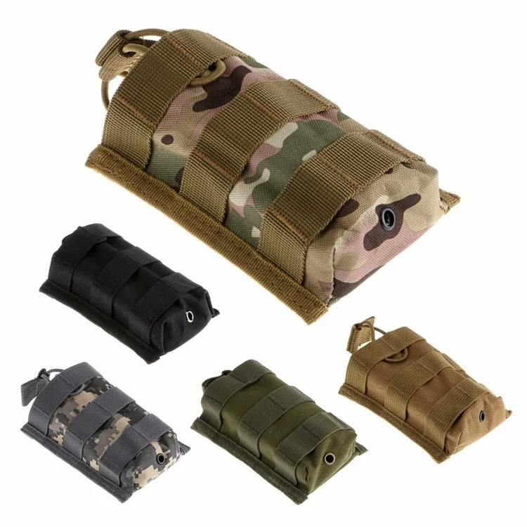 

Totrait Outdoor Multi-Function Camouflage Large Cartridge Clip Pouch M4 Clip Model Set Molle Pendant Interphone Package