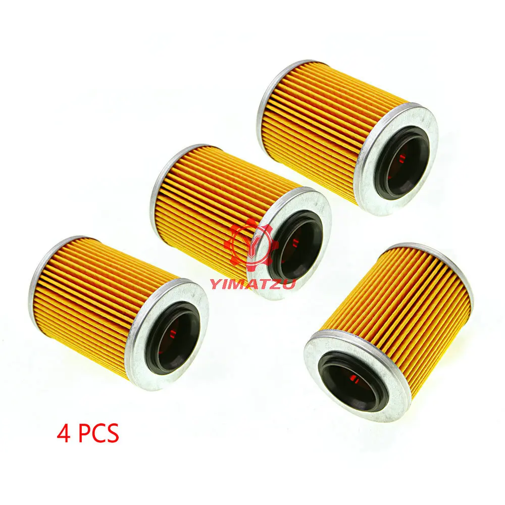 YIMATZU ATV UTV PARTS OIL FILTER ELEMENT FOR CFMOTO CF400AU X550 CF800 X8 Z8 U8 2V91W 191R/Q ENGINE 0800-011300-0004 4PCS