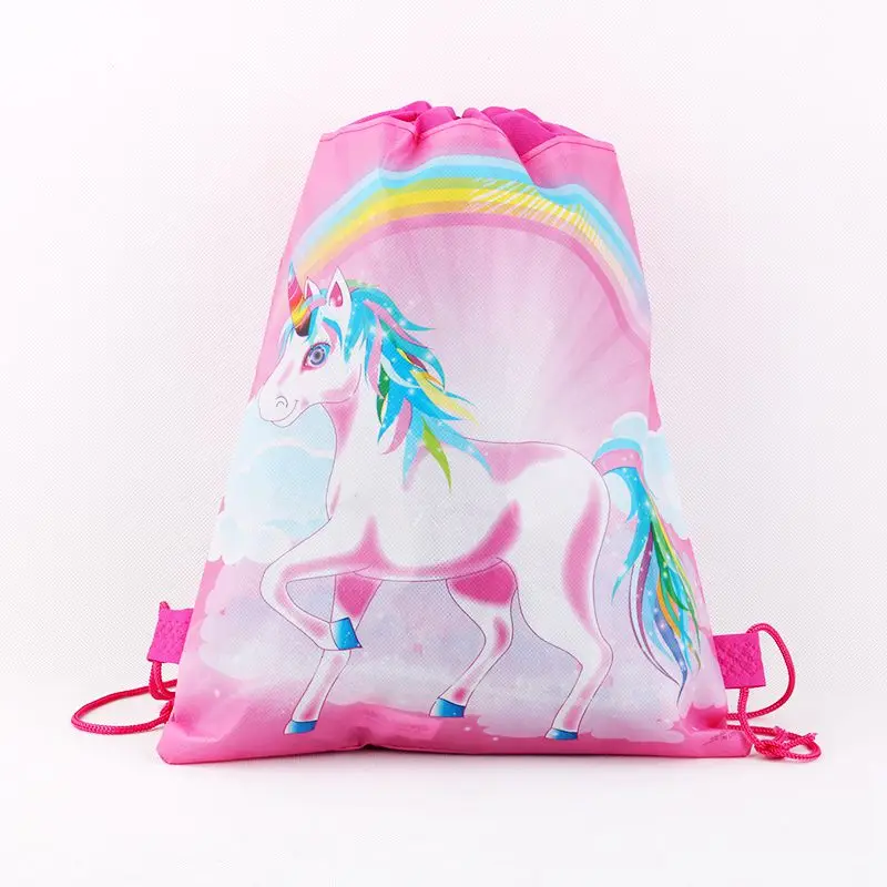 1 шт./лот мир нетканый тканевый рюкзак ребенок путешествия школьная сумка украшения Подарочный мешок на шнурке сумка для покупок - Цвет: Non-woven Bag