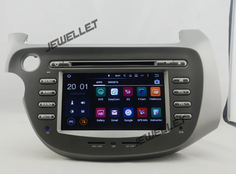 Четырехъядерный 1024*600 HD экран Android 9,0 автомобильный DVD gps Радио Навигация для Honda fit Jazz 2009-2013 с 4G/Wifi, DVR OBD 1080P