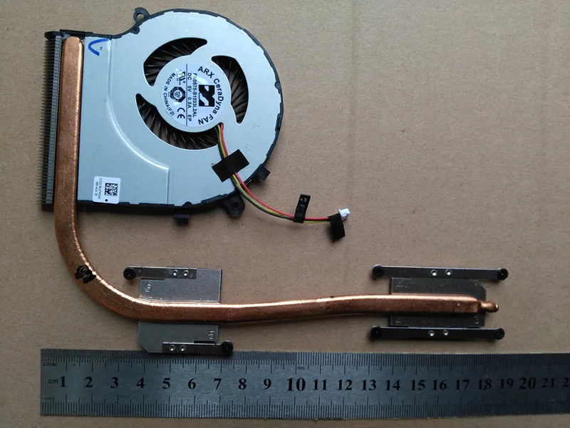 Ноутбук cpu вентилятор с теплоотводом для Toshiba satellite C55D-C-10P Carrizo-L FN0575-S1033L2AL