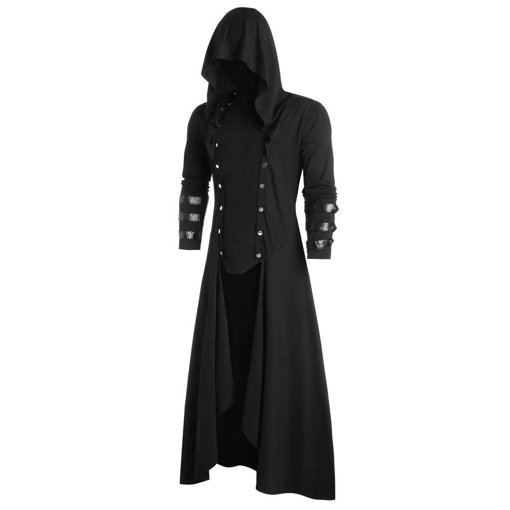 Chaqueta hombre, куртка-бомбер, мужская куртка из искусственной кожи, на пуговицах, низкая Готическая куртка, верхняя одежда, erkek mon veste homme abrigo