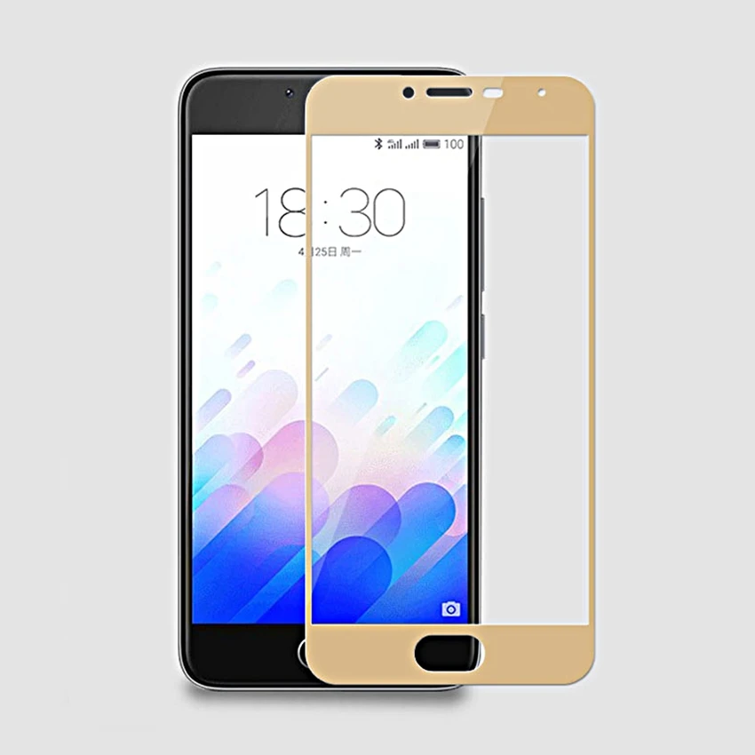 

Full Cover Tempered Glass For Meizu M3e Screen Protector Phone Glass Film On MEILAN M3E M 3E Anti-Brust Glass Funda