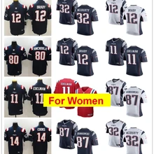 Женская Новая Англия Том Брэди Роба гронковски Julian Edelwomen Chris Hogan James White Dont'a Hightower футбольные майки