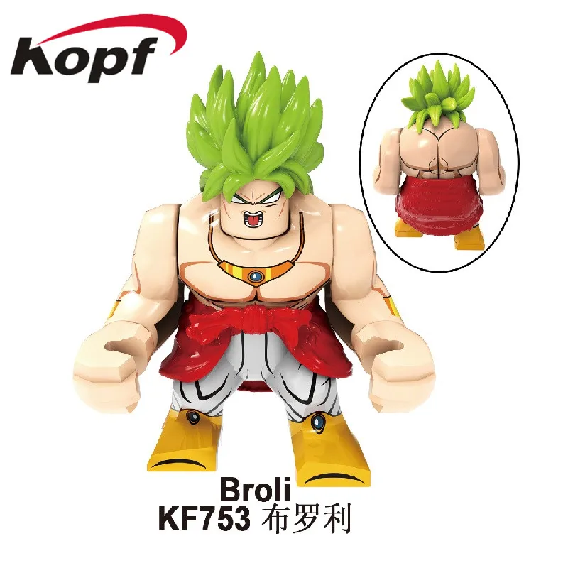 Строительные блоки Dragon Ball Z Gogeta Super Trunk Vegeta Broli сон Гохан канба Tapion Коллекционные Фигурки игрушки для детей KF6073