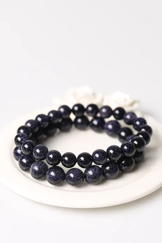 

Natural Starry Sky Blue Sand Monolayer Bracelet