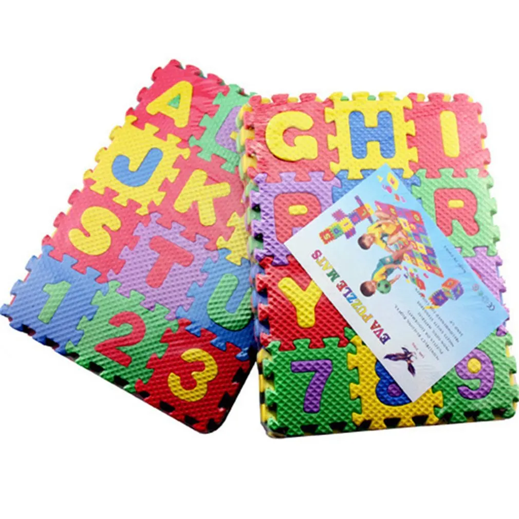 Bébé EVA mousse Puzzle tapis de jeu enfants tapis imbriqué exercice plancher enfants plancher Puzzle tapis carreaux