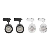 2 шт. COB 30 Вт светодиодный рельсовый фонарь Регулируемый алюминиевый магазин офисный прожектор