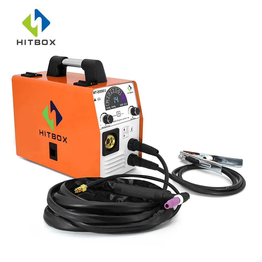 220V 160A HITBOX MT2000 II сварочная машина 3 в 1 TIG сварочный аппарат CO2 микс поток газовая