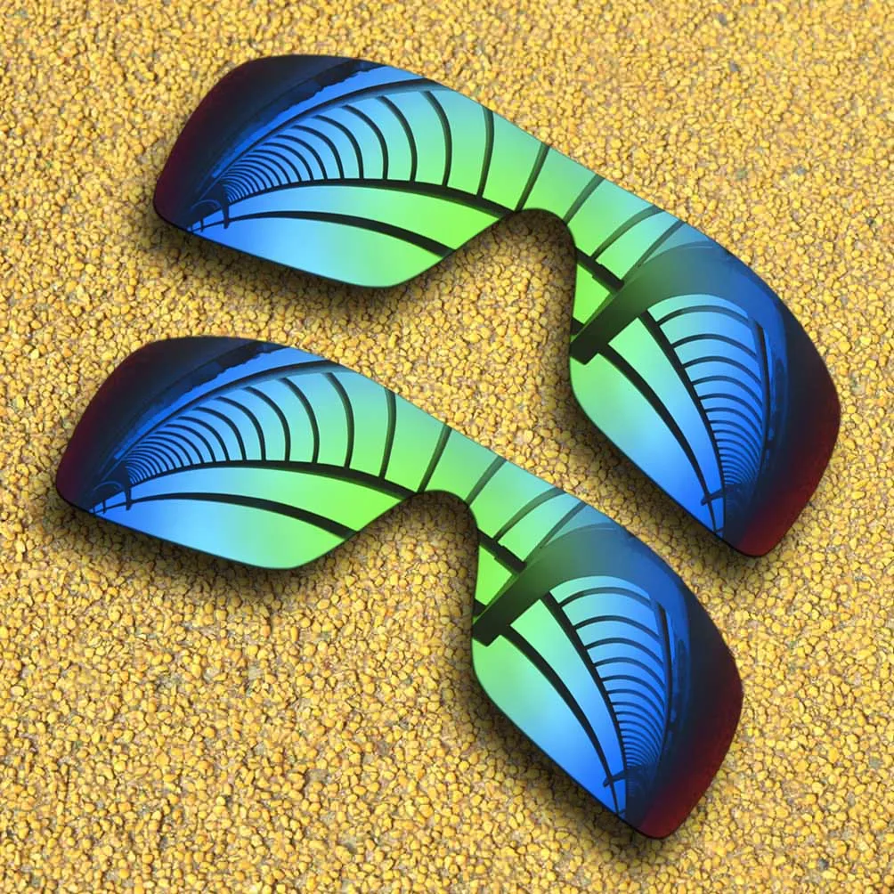 

Зеленые зеркальные Сменные линзы 2 шт. для оправы Batwolf 100% UVA и UVB с защитой от царапин