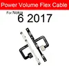 Volume&Power Side Button For Nokia 6 6.1 6.2 7 7.1 7.2 8 8.1 X7 X6 Plus 2017 2022 On/off Power Volume Control Flex Cable Parts ► Photo 2/6