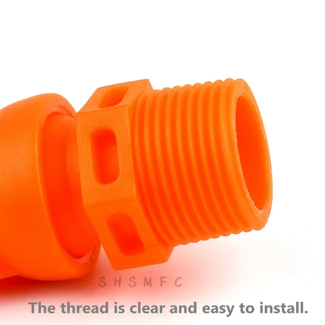 1 Pc Narancssárga Univerzális Ízületi Kacsa -Öltöny Állítsa Be Az Áramlási Irányot A Halkartály Fúvókával Kacsaval Oxigénnövelő Cső Akvárium - Image 6