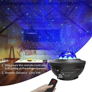 

LED Night Light Colorful Starry Sky Projector Blueteeth USB Voice Control Music Player Romantic Projection Lamp Birthday Gift