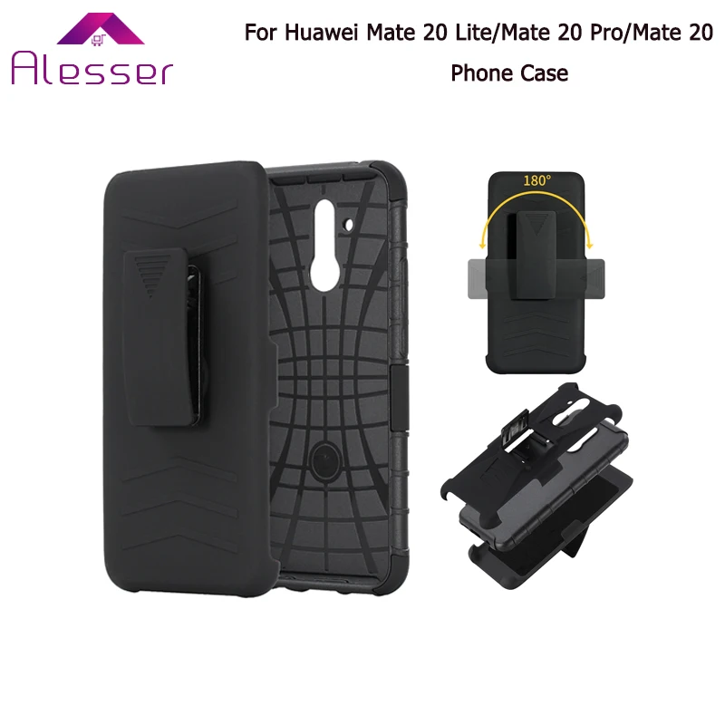 Alesser для Huawei Mate 20 противоударный чехол с ремешком Lite Pro защитный подставкой |