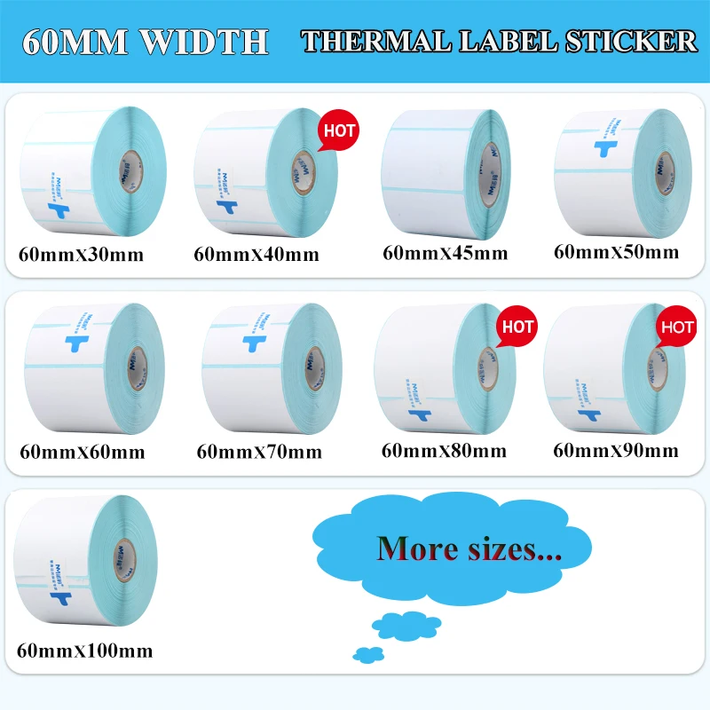 60 мм Ширина самоклеющиеся Термальность