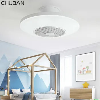 

Modern Fans Led Ceiling Fan with Light Remote Control Bedroom Fan Lamp Children Room Home Restaurant ventilador techo 110v 220v