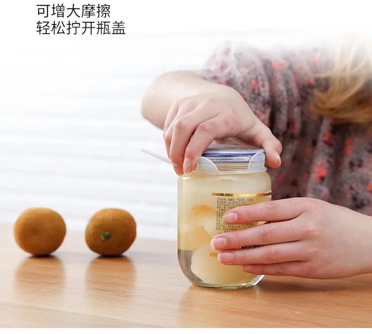 6 Pieces Lid for Airtight Container Food Plastic Wrap Elasticity Tensile Airtight Transparency Cover Manufacturers Direct Sellin