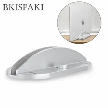 Aluminum Vertical Laptop Stand Thickness Adjustable Desktop NoteBooks Holder Erected Space-saving Stand for MacBook Pro/Air space saving aluminum vertical stand for laptop macbook pro air thickness adjustable desktop notebooks holder erected