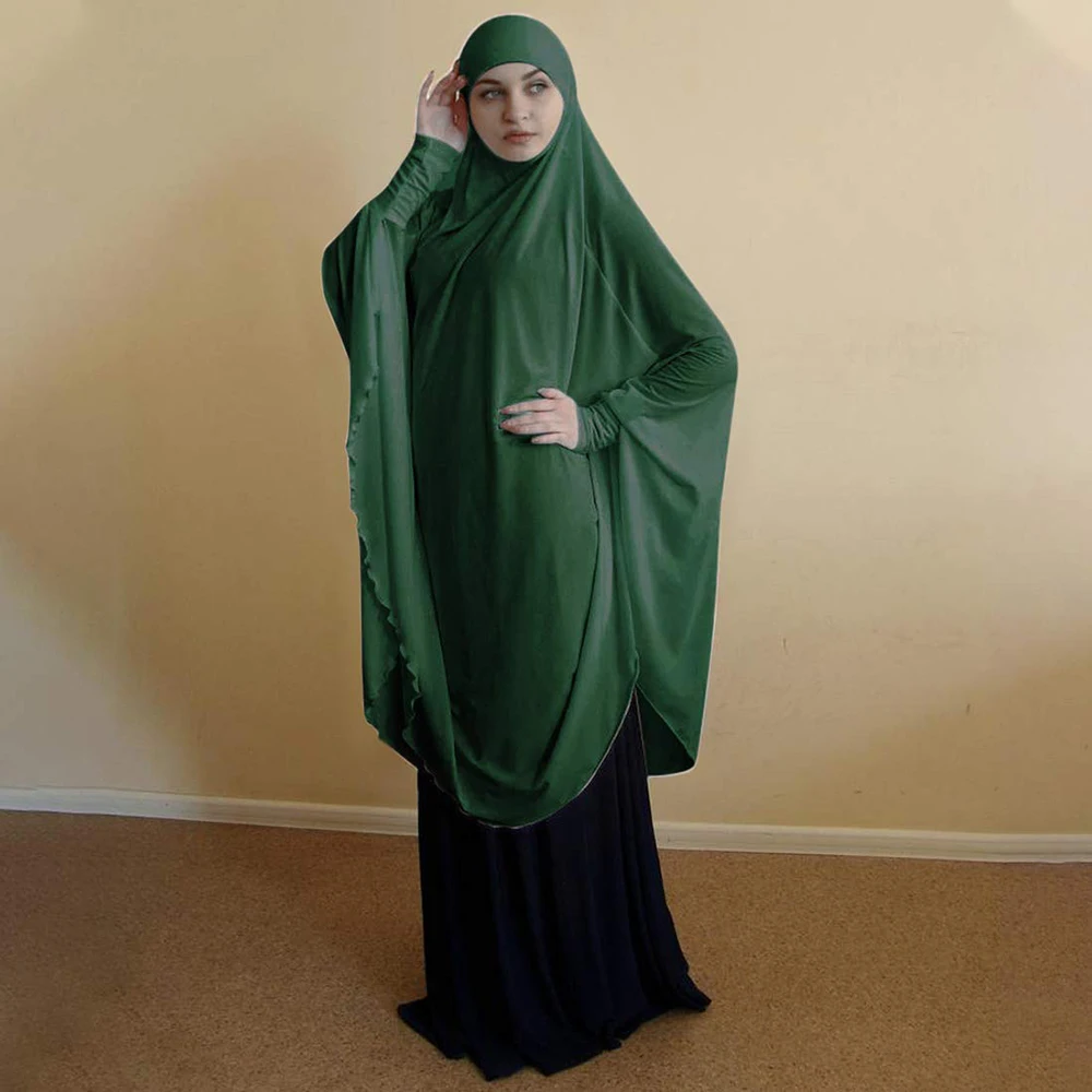 Best Buy Dress Muslim Clothing Ramadan Dubai Islamic Prayer Women's with Large-Sleeves for White-Color 1005001407035467