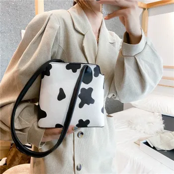

2020 Casual Cow Pattern Women Handbags Brand Designer Ladies Totes Crossbody Bags Fashion Female Shoulder Messenger Bags Purses