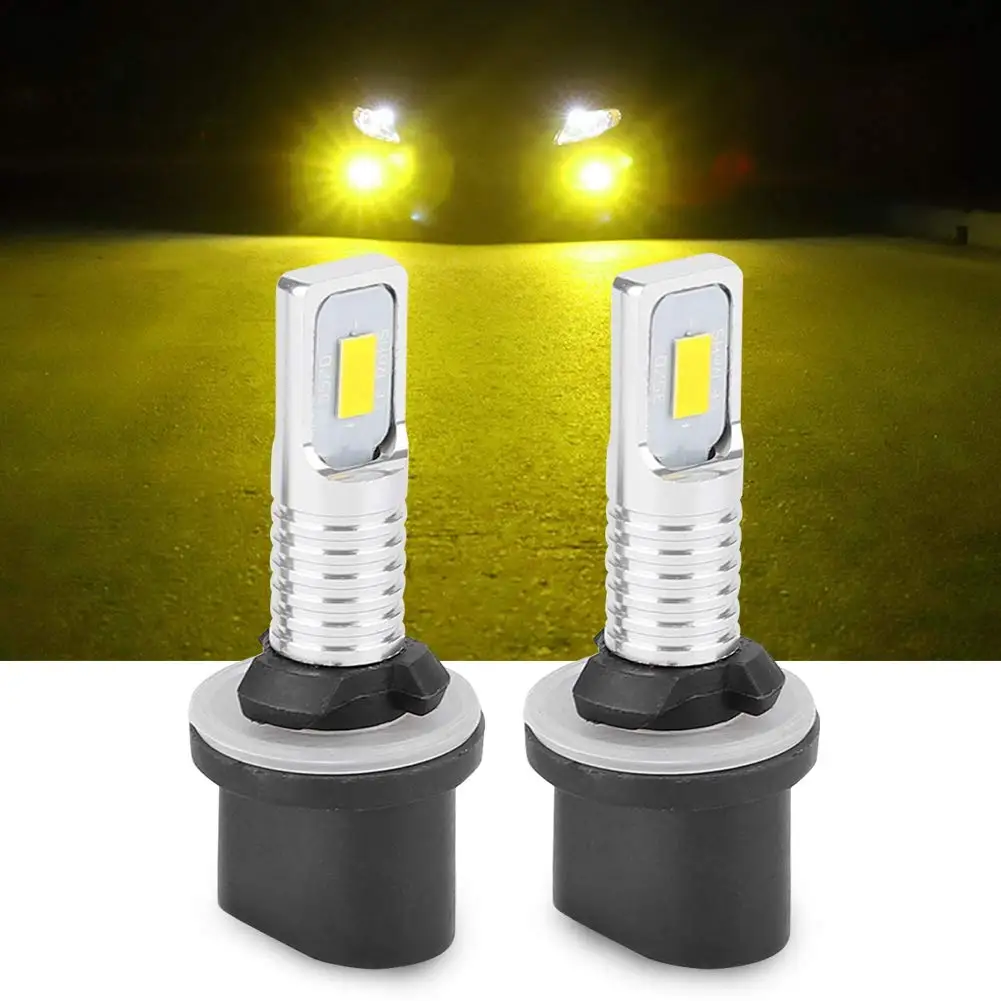 Супер яркий 880 80 Вт 3570 2SMD 3000K желтый светильник 2 шт. DC12V-24V противотуманные лампы