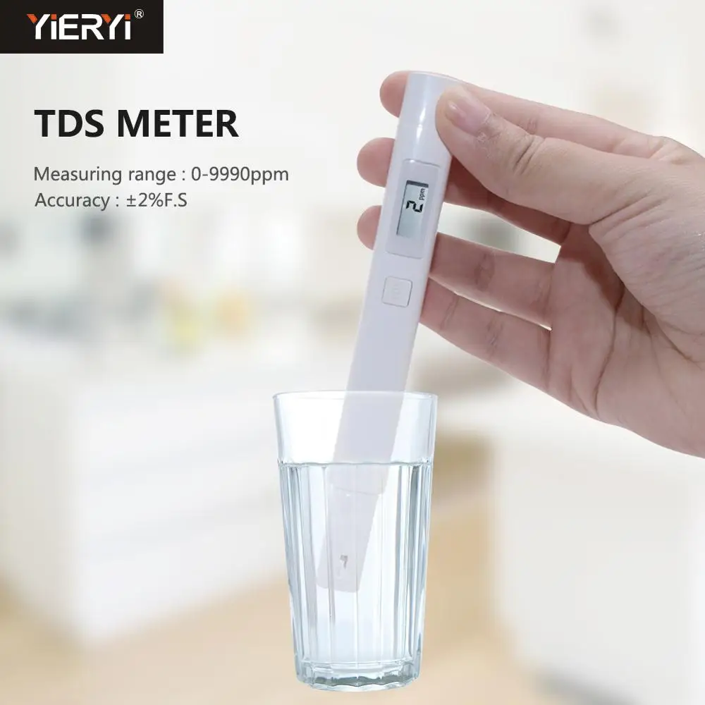 Yieryi TDS ph-метр PH/TDS/EC/TEMP метр цифровой монитор качества воды тестер серии для бассейнов, питьевой воды, аквариумов - Цвет: xiaomi TDS