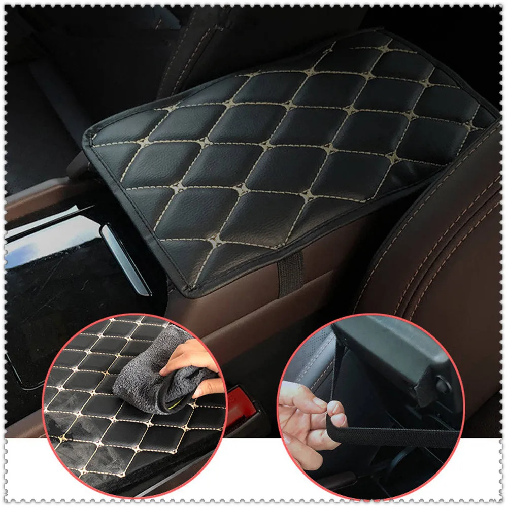 

Car Armrest Mat Auto Armrests Mats Cushion Cover Pad for Mitsubishi ASX Endeavor Expo Galant Grandis Lancer Mirage Montero