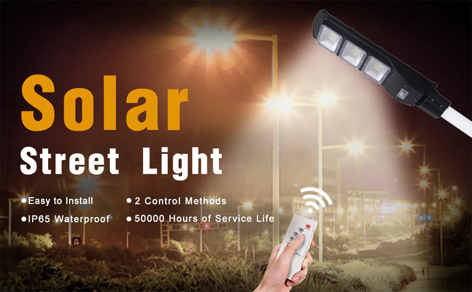 Solar Street outdoor Light  lamp Panel  With Remote Control And Human Body Induction Light Control Suitable For Garden Payground solar powered fairy lights