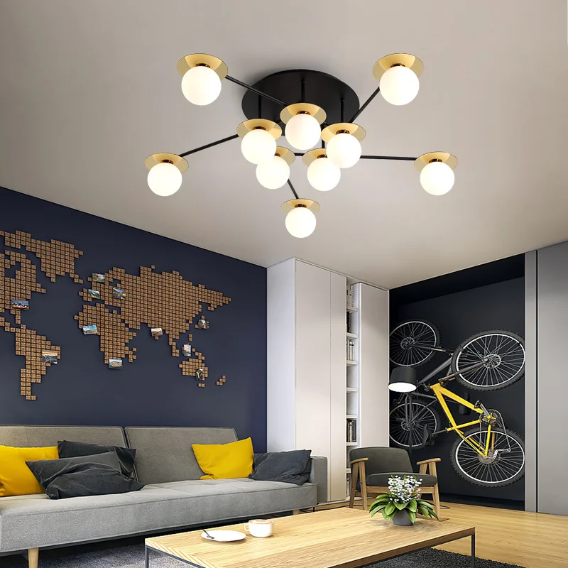 

Nordic Creative Living Room Ceiling Lamp Luxury Bedroom Hall Dining Room Ceiling Light Postmodern Study Kitchen Bathroom Fixture
