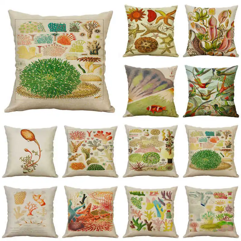 

18'' inch Waist Home Cover Covers Cushion Decor Plant PillowCase Sofa Vintage Pillow