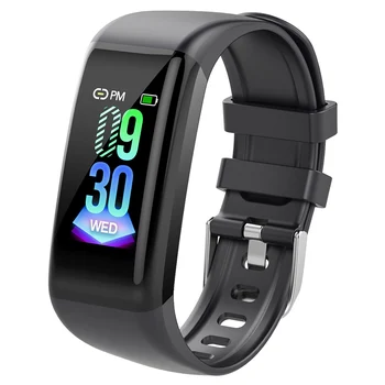 

696 C21 Smart bracelet Heart rate Pedometer Sport Smart Watch Waterproof Fitness Tracker Watches Smartwatch Band Color Screen