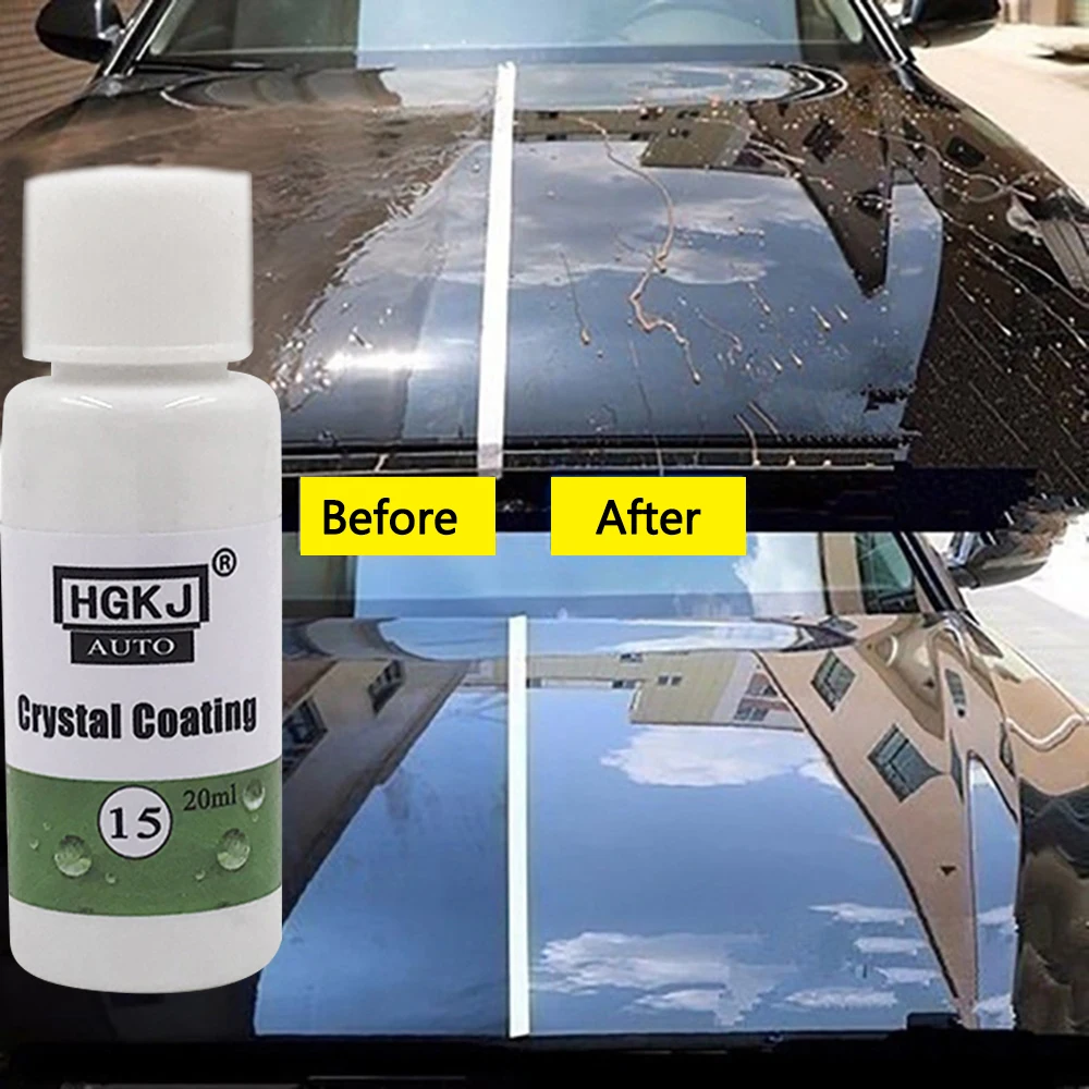 

HOT HGKJ-15 20ml 50ml car plating crystal surface nano crystal coating 9H crystal crystal coating Auto Maintenance Accessories