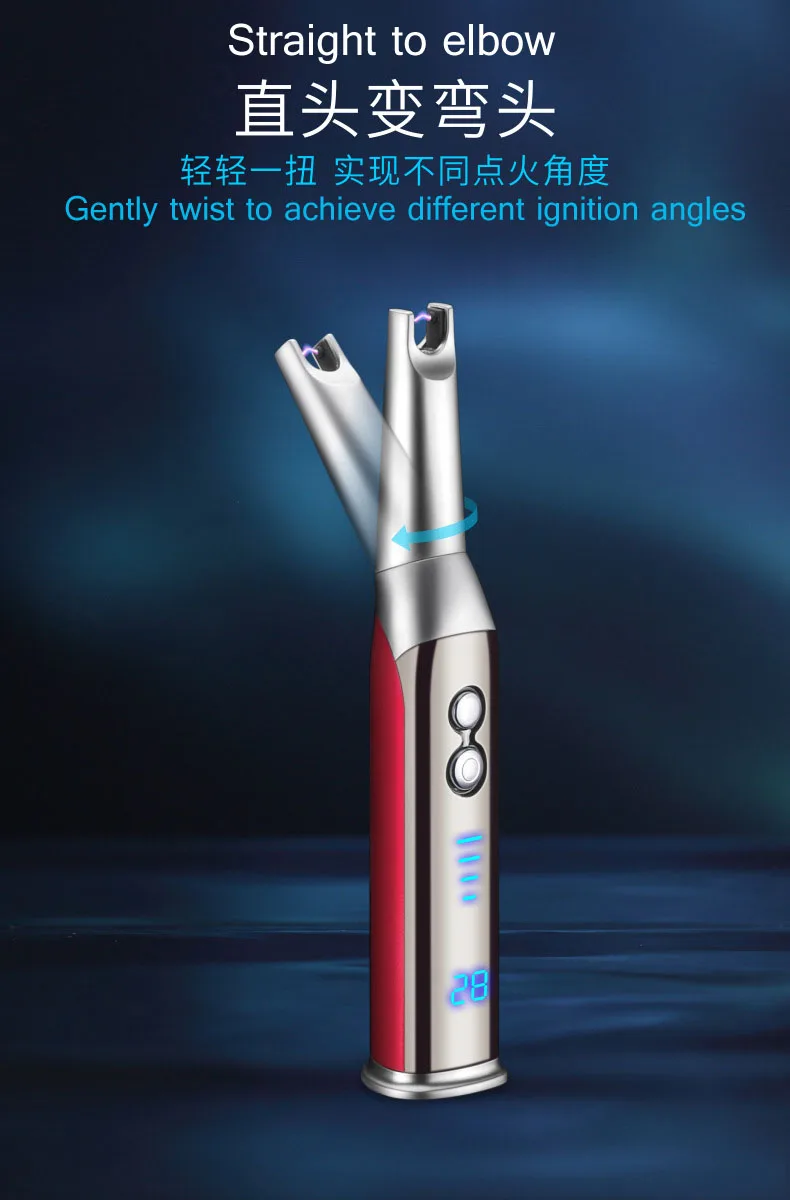 USB зарядка портативный дуговой пистолет зажигания кухня воспламенитель открытый